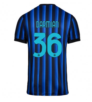 Inter Milan Matteo Darmian #36 Hjemmebanetrøje 2025-26 Kortærmet